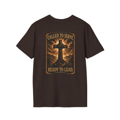Faith Cross T-Shirt — Small Chest Cross Graphic Christian Tee