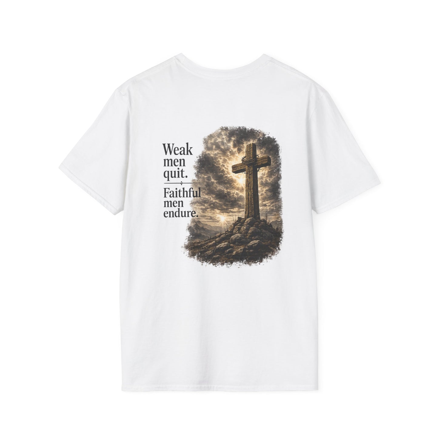 Christian Cross Minimalist T-Shirt — Hope on the Cross Faith Tee