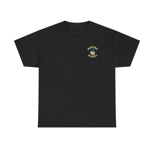 Marine Bubba Graphic Tee – “Locked, Loaded & Going In Hard” Funny Military Shirt