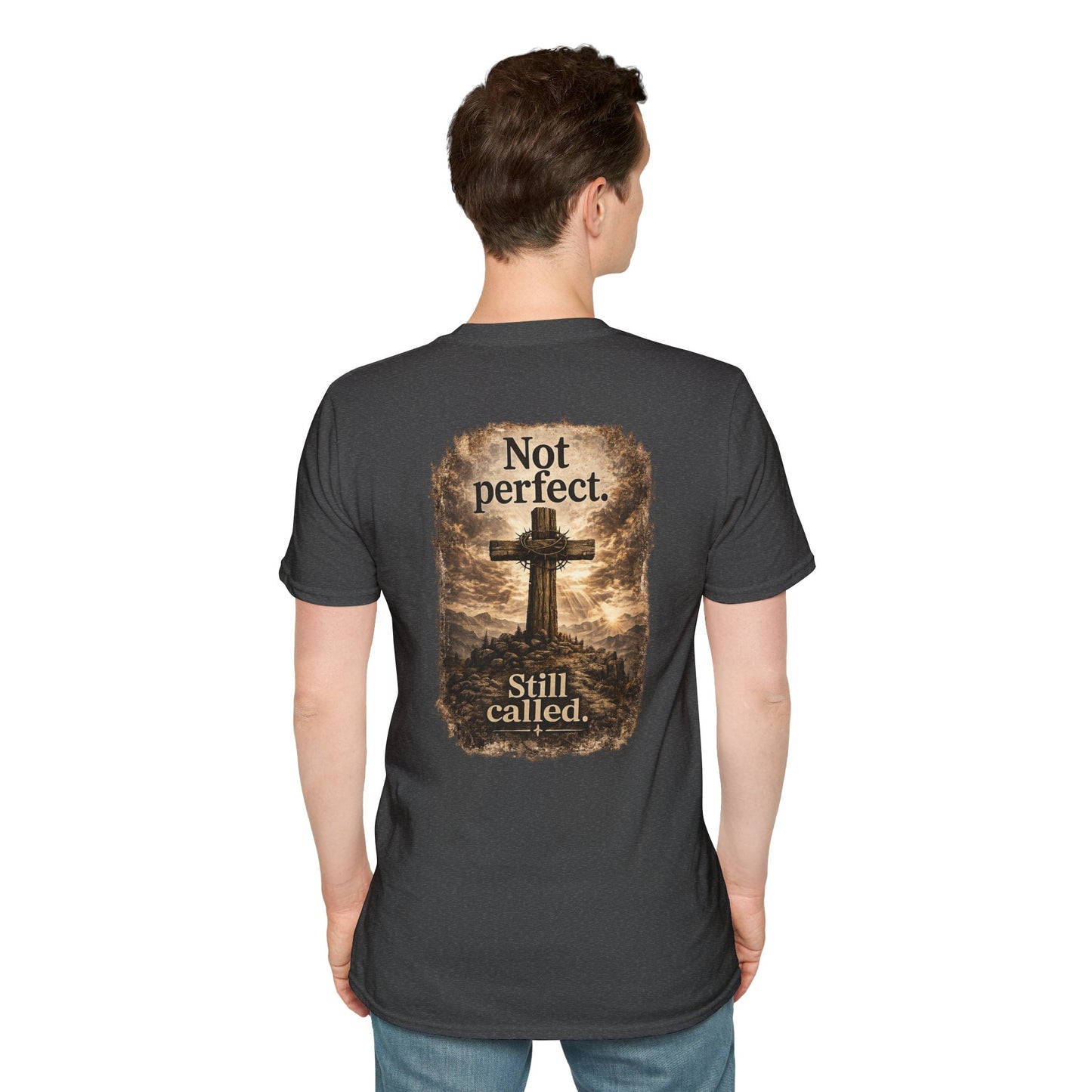Faith of the Cross T-Shirt — Small Chest Cross Christian Tee