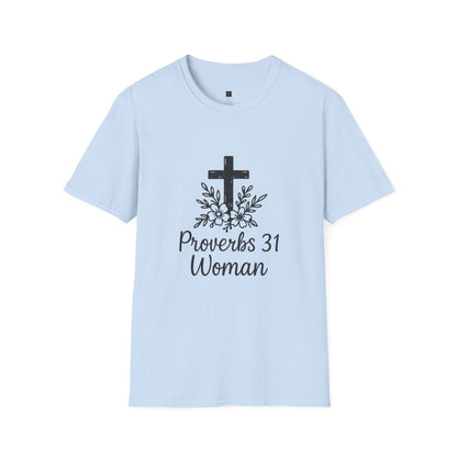 Proverbs 31 Woman T-Shirt - Faith-Inspired Apparel, Christian Gift, Inspirational Clothing, Casual Style, Everyday Wear