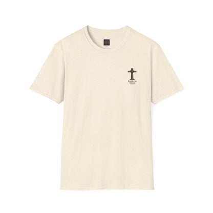 Faith Cross T-Shirt — Small Chest Cross Graphic Christian Tee