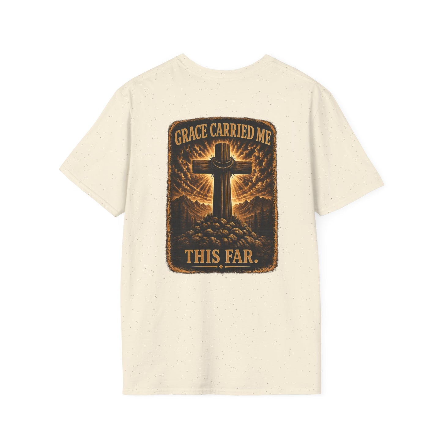 Faith Cross T-Shirt — Minimal Christian Prayer Tee