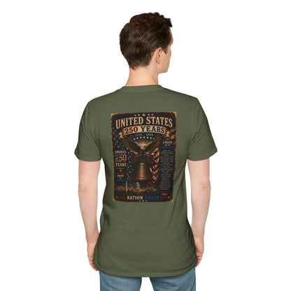 Faith of the Cross T-Shirt — Patriotic Christian Graphic Tee