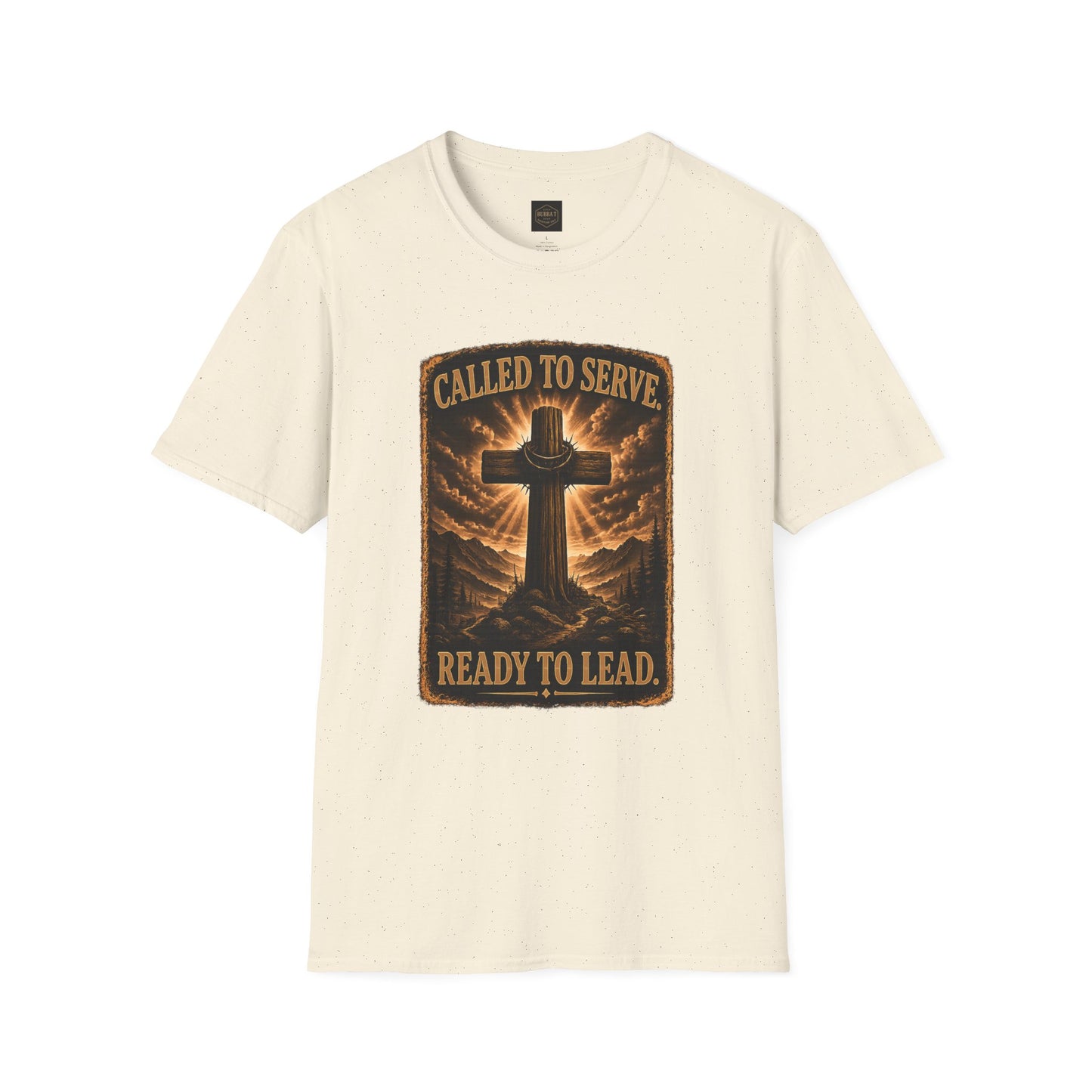 Called to Serve Cross T-Shirt — "Ready to Lead" Christian Faith Tee