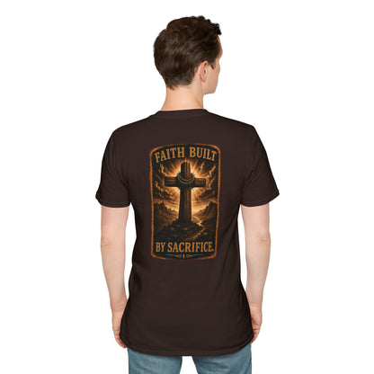 Faith Cross Tee — Minimal Christian Inspirational T-Shirt