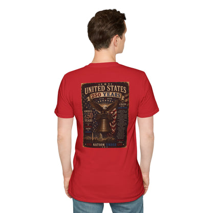Faith of the Cross T-Shirt — Patriotic Christian Graphic Tee