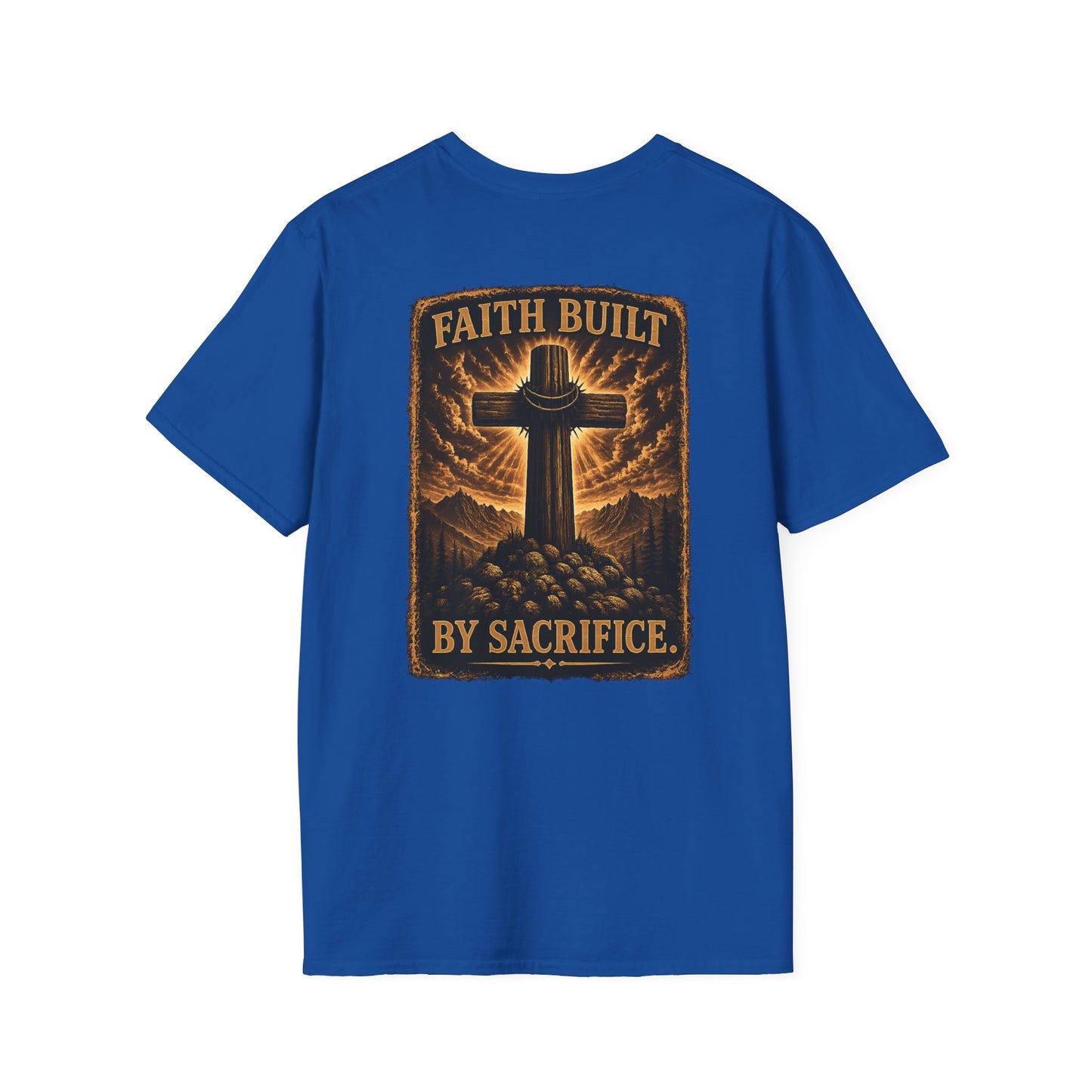 Faith Cross T-Shirt — Minimal Christian Tee