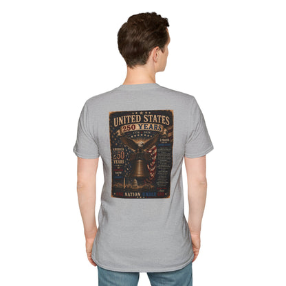 Faith of the Cross T-Shirt — Patriotic Christian Graphic Tee