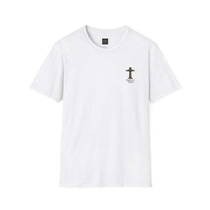 Faith Cross Tee — Minimal Christian Inspirational T-Shirt