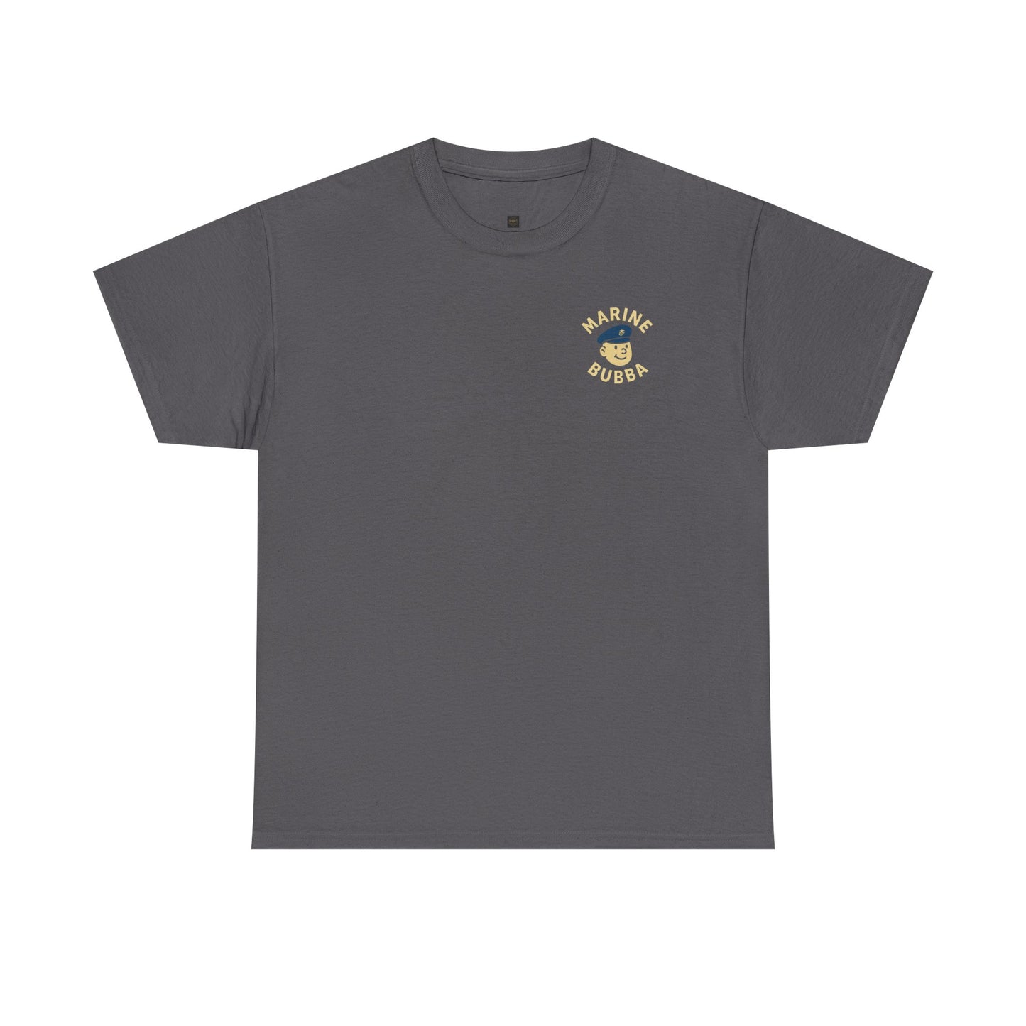 Marine Bubba Graphic Tee – “Locked, Loaded & Going In Hard” Funny Military Shirt