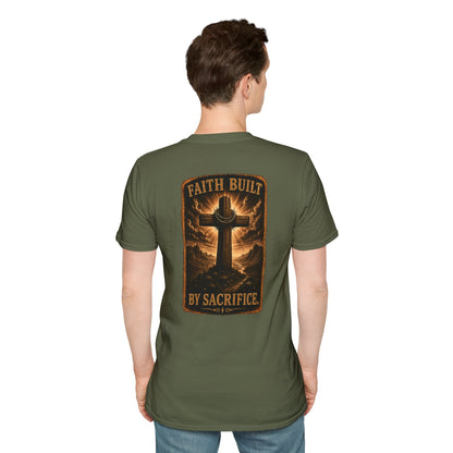 Faith Cross Tee — Minimal Christian Inspirational T-Shirt