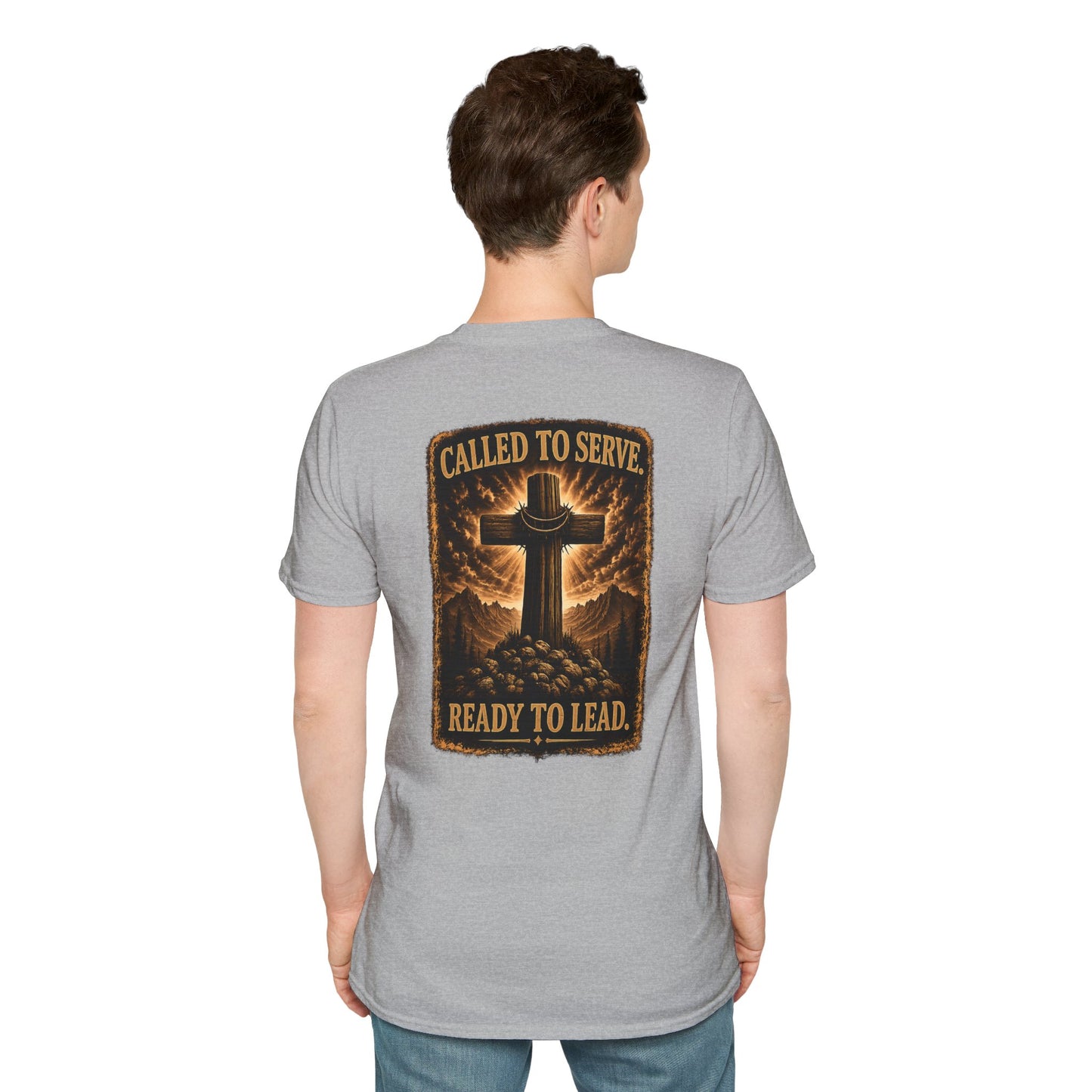 Faith Cross T-Shirt — Small Chest Cross Graphic Tee