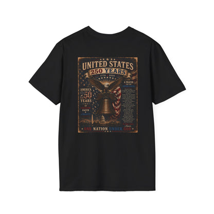 Faith of the Cross T-Shirt — Patriotic Christian Graphic Tee