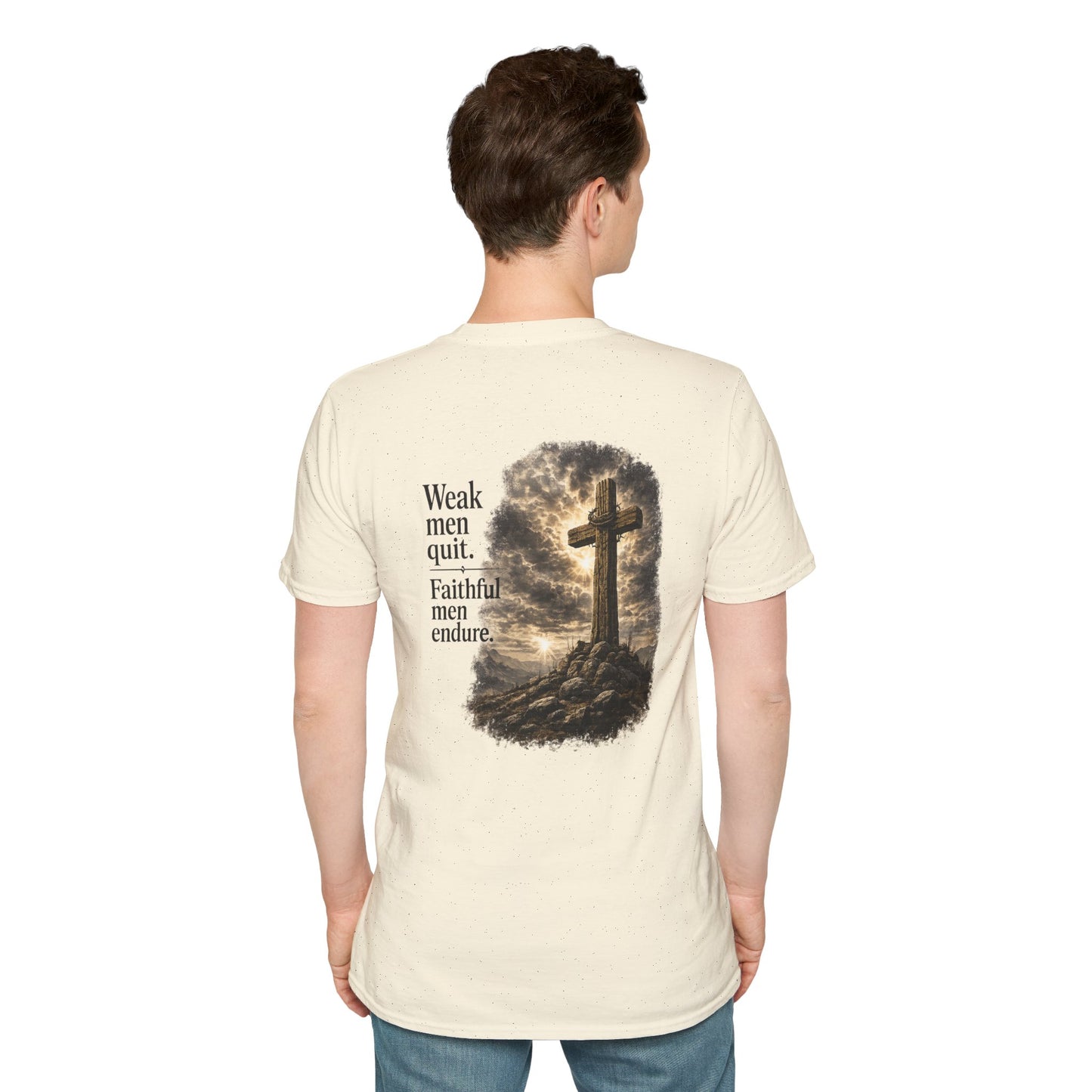 Christian Cross Minimalist T-Shirt — Hope on the Cross Faith Tee