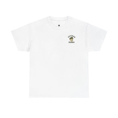 Veteran Bubba Graphic Tee – “I Served It Long & Hard” Funny Military Shirt
