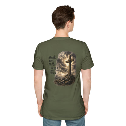 Christian Cross Minimalist T-Shirt — Hope on the Cross Faith Tee