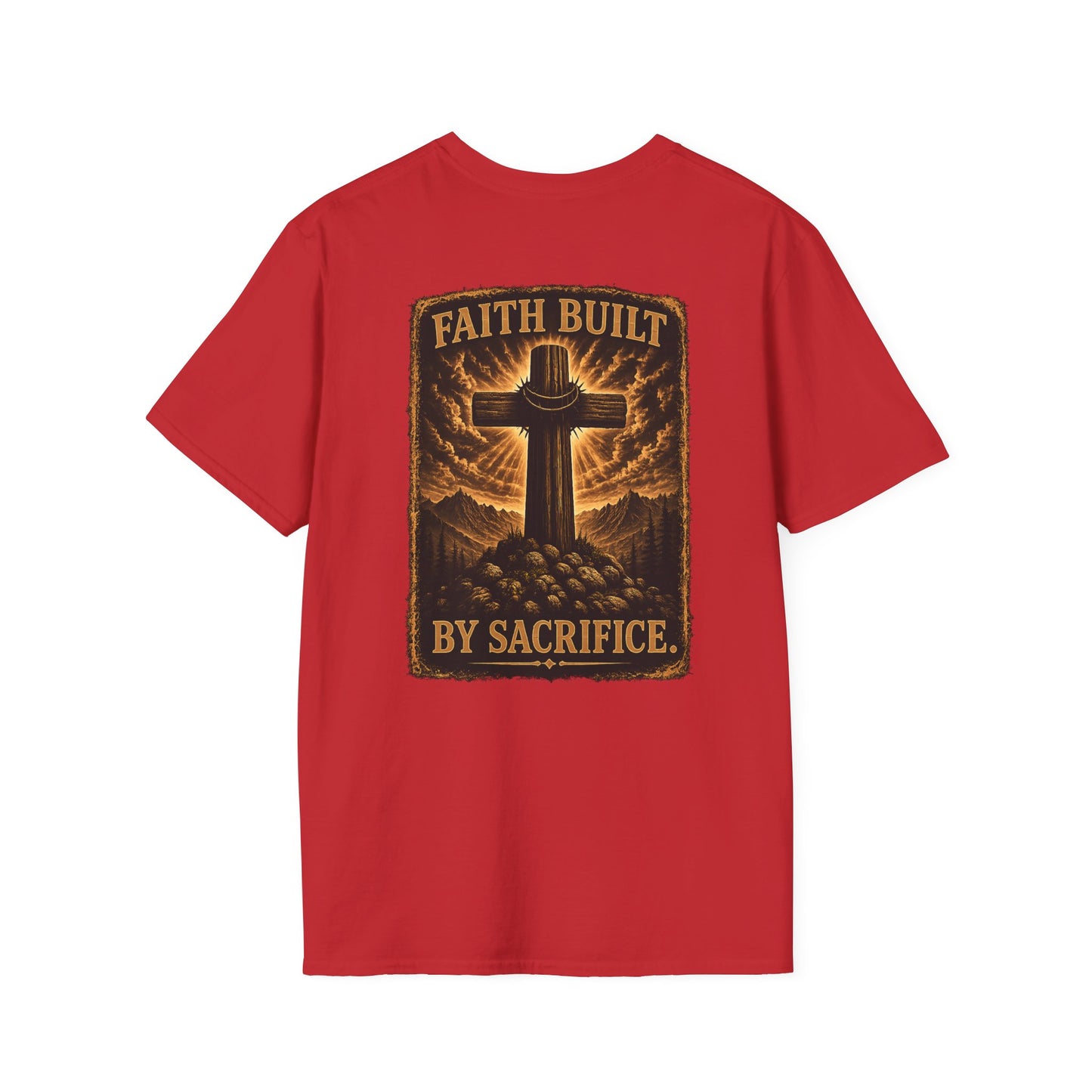 Faith Cross T-Shirt — Minimal Christian Tee