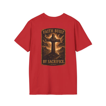 Faith Cross Tee — Minimal Christian Inspirational T-Shirt