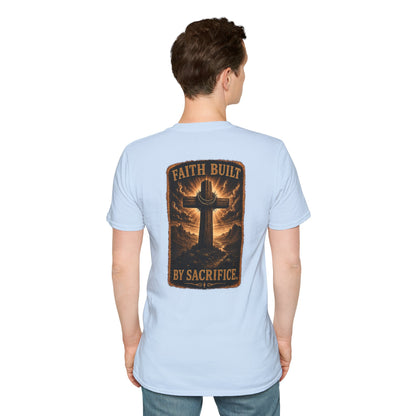 Faith Cross Tee — Minimal Christian Inspirational T-Shirt