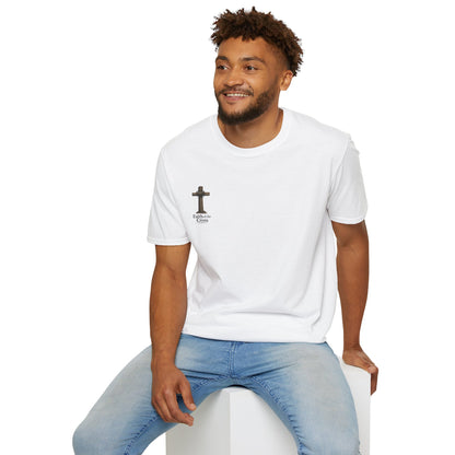 Faith of the Cross T-Shirt — Small Chest Cross Christian Tee