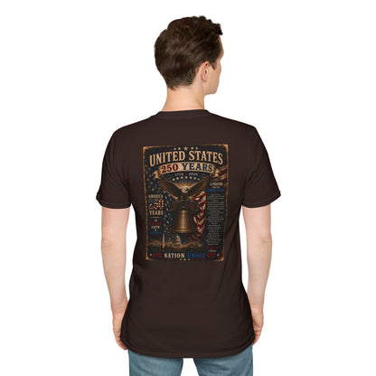 Faith of the Cross T-Shirt — Patriotic Christian Graphic Tee