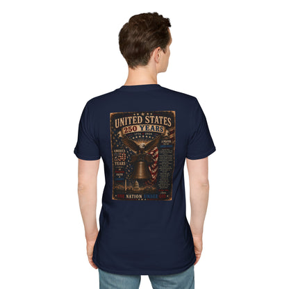 Faith of the Cross T-Shirt — Patriotic Christian Graphic Tee