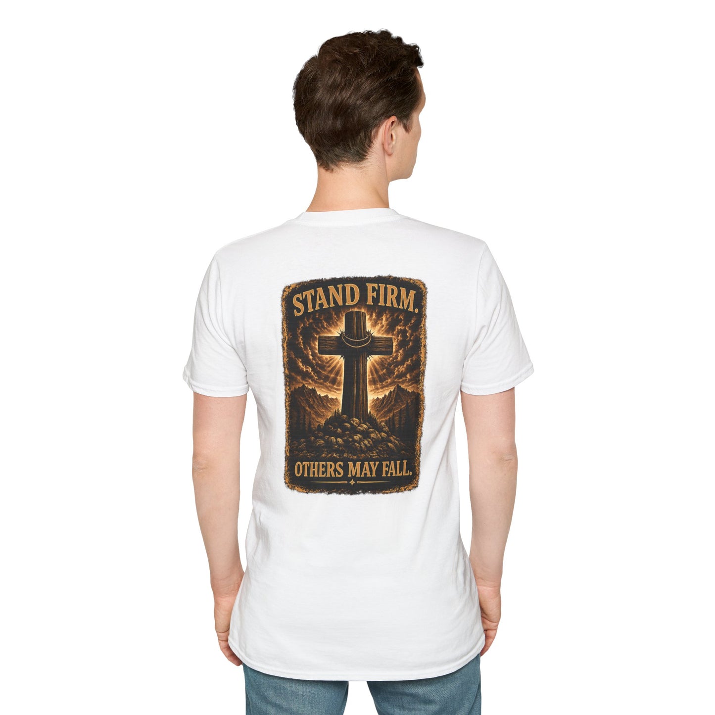 Cross Faith T‑Shirt — Small Chest Cross Graphic, 'Faith of the Cross' Christian Tee