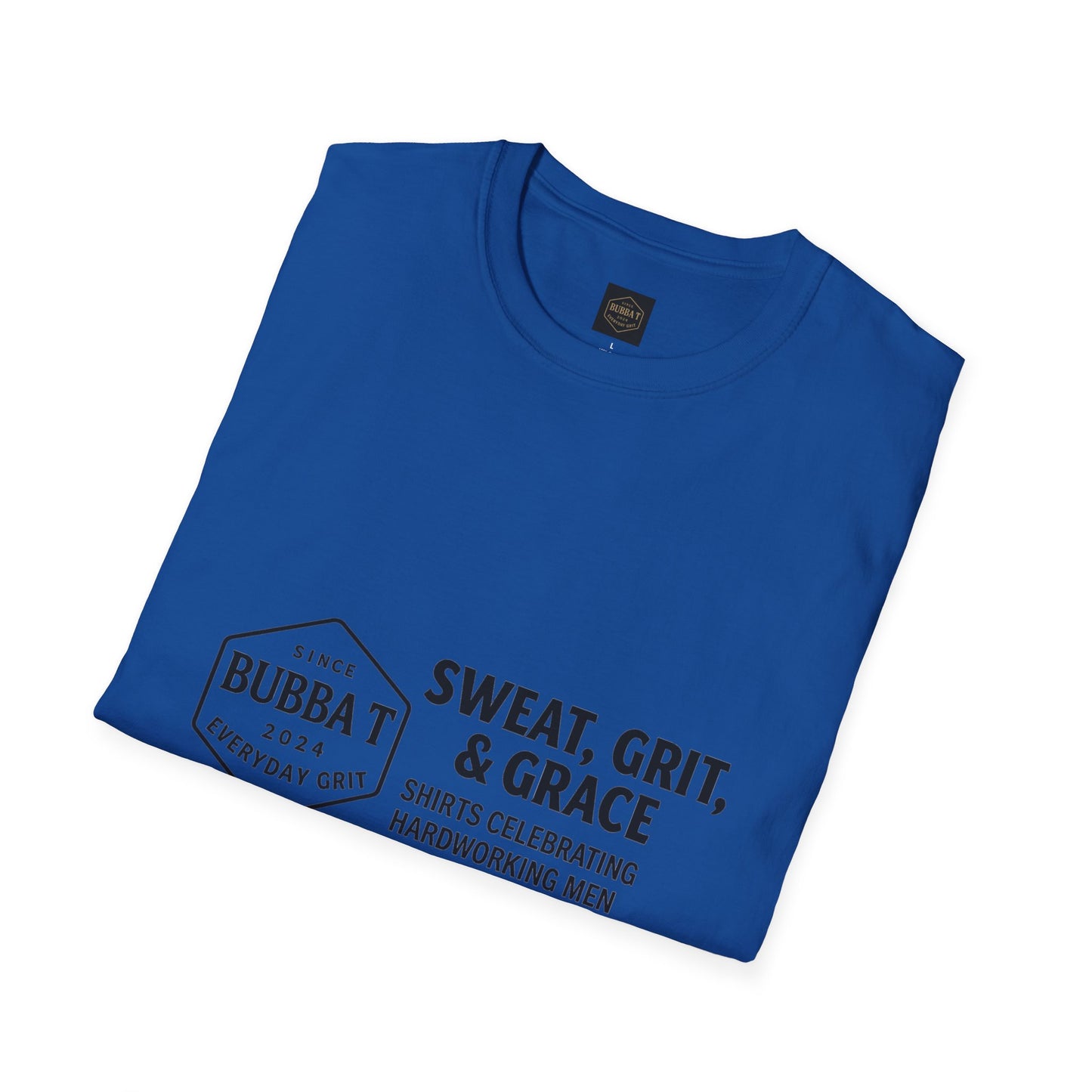 Hilarious Unisex Softstyle T-Shirt for Him & Her, Sweat Grit Grace, Hardworking Men & Women, Perfect for Everyday Wear, [...]