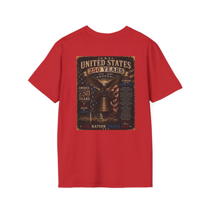Faith of the Cross T-Shirt — Patriotic Christian Graphic Tee