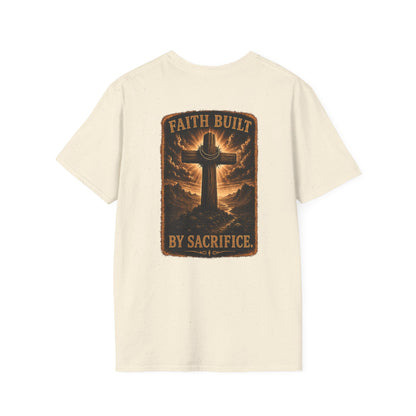 Faith Cross Tee — Minimal Christian Inspirational T-Shirt