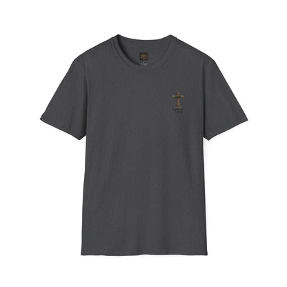 Faith Cross T-Shirt — Minimal Christian Prayer Tee