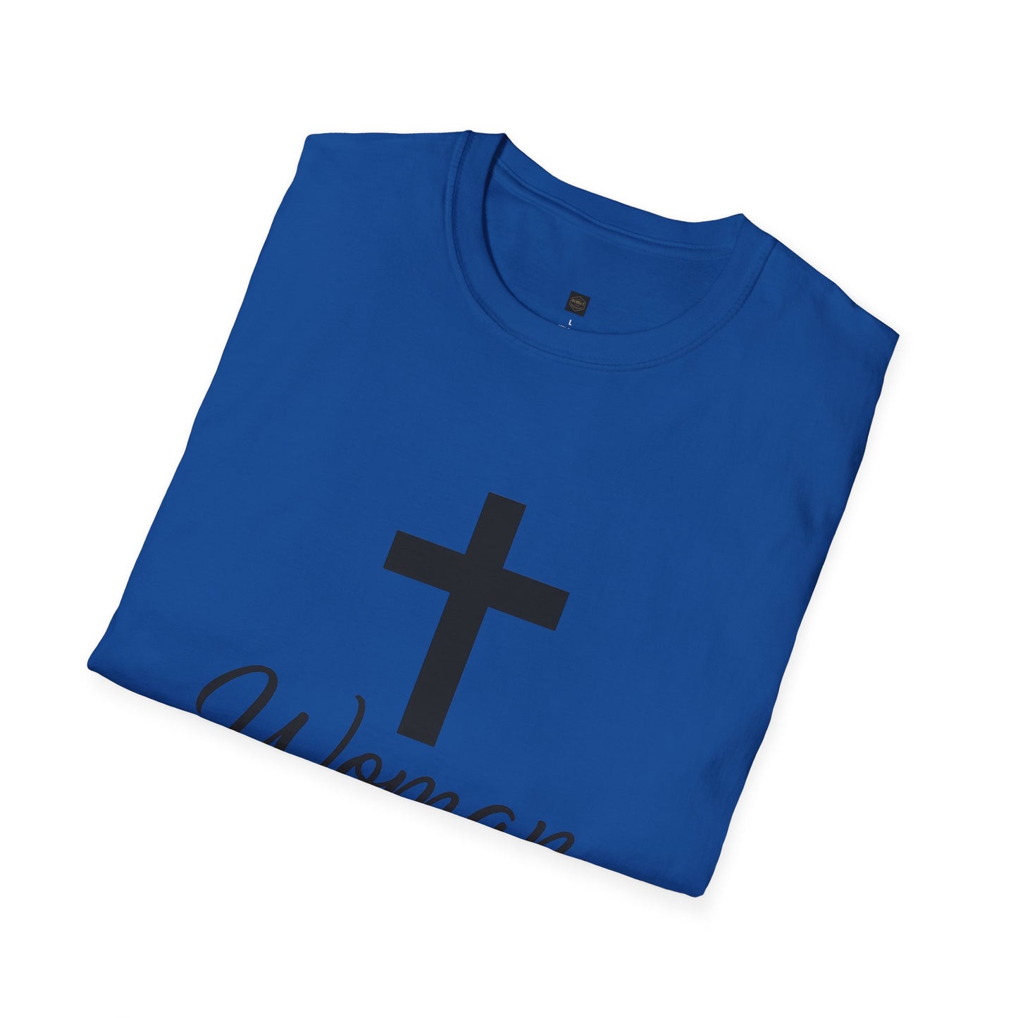 Unisex Softstyle T-Shirt - Woman of Faith, Christian Gift, Inspirational Tee, Spiritual Apparel, Faith-Based Fashion