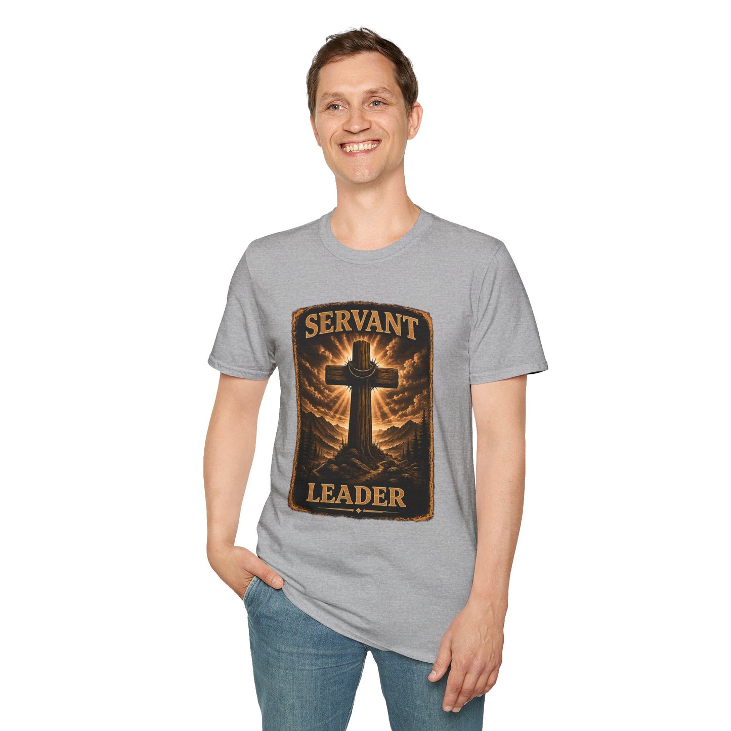 Servant Leader T-Shirt — Christian Cross Inspirational Tee